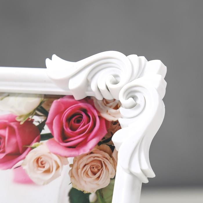 Фоторамка пластик на 2 фото Фоторамка пластик на 2 фото "Узорные уголки" 10х15 см, 18,5х24,5 см