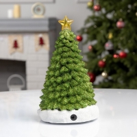 Светодиодная фигура &laquo;Новогодняя ёлка&raquo; 13 &times; 23 &times; 13 см, полистоун, батарейки АААх2 (не в комплекте), свечение мульти