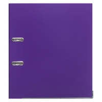 Папка-регистратор А4, 50 мм, Calligrata, ПВХ, тиснение "лен", металлическая окантовка, карман на корешок, собранная, фиолетовая, микс Папка-регистратор А4, 50 мм, Calligrata, ПВХ, тиснение "лен", металлическая окантовка, карман на корешок, собранная, фиолетовая, микс