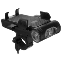 Держатель на руль для телефона с функциями: фонарик, звуковой сигнал, power bank Держатель на руль для телефона с функциями: фонарик, звуковой сигнал, power bank