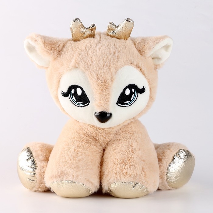 Новогодняя мягкая игрушка &laquo;Олень&raquo;, 20 х 17 см, на новый год