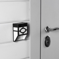 Садовый светильник на солнечной батарее, накладной, 8 × 12 × 5 см, 1 LED, свечение тёплое белое Садовый светильник на солнечной батарее, накладной, 8 × 12 × 5 см, 1 LED, свечение тёплое белое