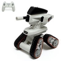 Танк &laquo;Луноход&raquo;, радиоуправление, звук, стреляет гелевыми пулями, белый