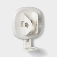 Держатель для электрических зубных щёток, регулируемый размер, 8,5×7×4 см, цвет белый Держатель для электрических зубных щёток, регулируемый размер, 8,5×7×4 см, цвет белый