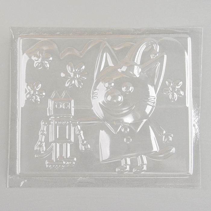 Гипсовый барельеф &laquo;Три кота. Компот&raquo;