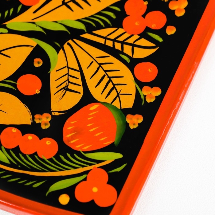 Доска разделочная «Лимонница», хохлома Доска разделочная «Лимонница», хохлома