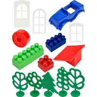 Конструктор &laquo;Маленький строитель&raquo;, 40 элементов, в пакете