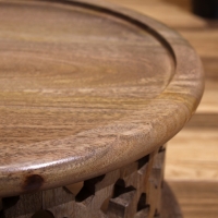 Столик кофейный 39х39х26 см, манговое дерево