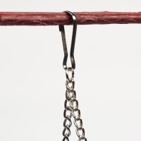 Качели для грызунов на цепочках, 8,5 х 7 см, вспененный ПВХ, голубые Качели для грызунов на цепочках, 8,5 х 7 см, вспененный ПВХ, голубые