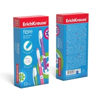 Ручка шариковая автоматическая FIORE, узел 0.7 мм, чернила синие, резиновый держатель, длина линии письма 1000 метров, МИКС Ручка шариковая автоматическая FIORE, узел 0.7 мм, чернила синие, резиновый держатель, длина линии письма 1000 метров, МИКС