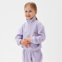 Костюм детский (толстовка, брюки) MINAKU цвет сиреневый, рост 104