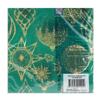 Новогодние салфетки бумажные Home Collection «Золотые украшения на зеленом», 3 слоя, 33х33 см, 20 шт Новогодние салфетки бумажные Home Collection «Золотые украшения на зеленом», 3 слоя, 33х33 см, 20 шт