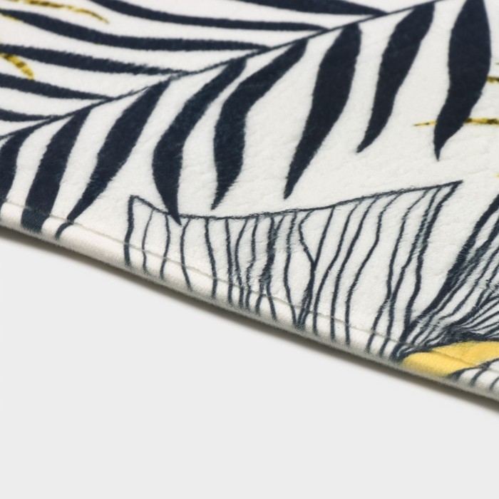 Коврик для ванной и туалета Доляна «Листья», 45×120 см Коврик для ванной и туалета Доляна «Листья», 45×120 см