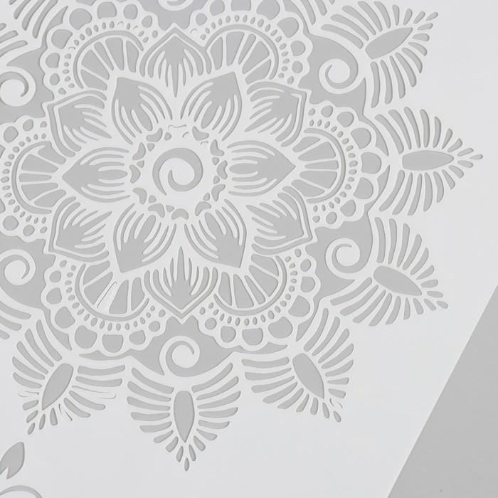 Трафарет пластик "Мандала" 21х29,7 см