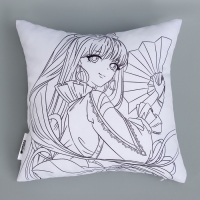 Наволочка под раскраску &laquo;Девушка с веером&raquo;, 30 х 30 см