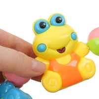 Растяжка на коляску/кроватку &laquo;Лягушата&raquo;, 4 игрушки, цвет МИКС, Крошка Я