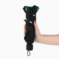 Зонт женский механический «Яркие бабочки», 8 спиц, d=95, цвет чёрный Зонт женский механический «Яркие бабочки», 8 спиц, d=95, цвет чёрный