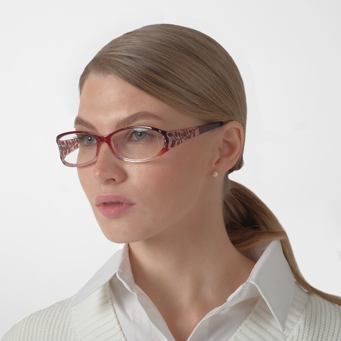 Готовые очки Восток 6618, цвет бордовый, +2,5 Готовые очки Восток 6618, цвет бордовый, +2,5