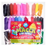 Большой набор «Масса для лепки», 36 цветов по 10 гр Большой набор «Масса для лепки», 36 цветов по 10 гр