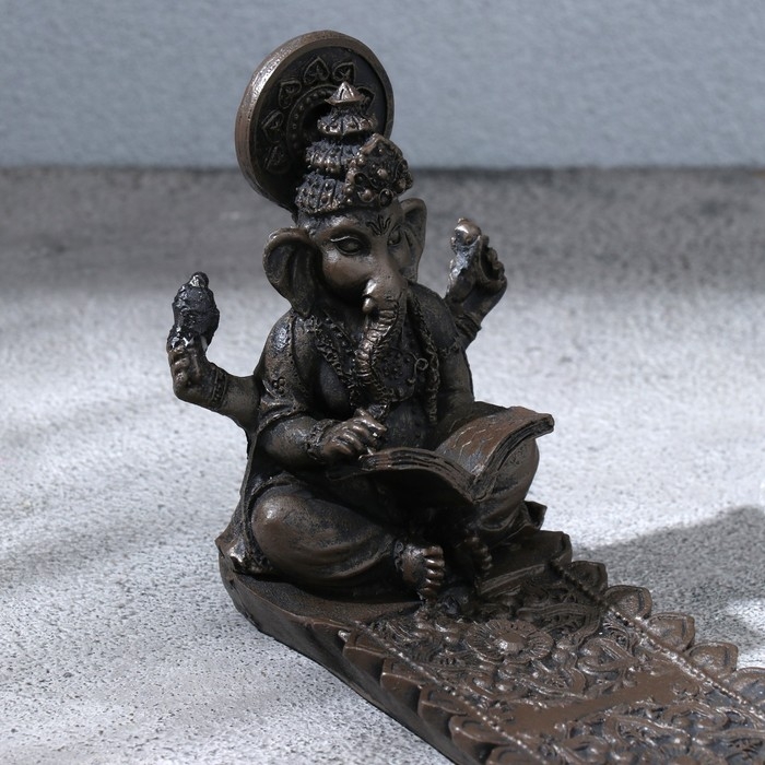 Подставка для благовоний Подставка для благовоний "Солнце", 24 х 6 х 9 см, бетон, микс