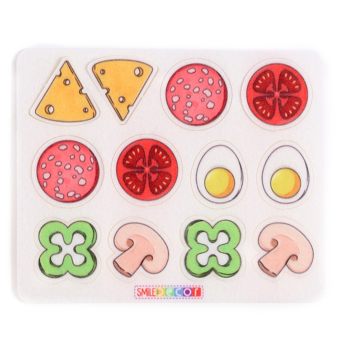 Счётный материал, мини-игра &laquo;Любимая пицца&raquo;