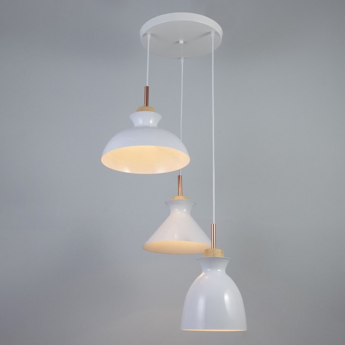 Светильник BayerLux Светильник BayerLux "Вармо" 3хЕ27 40Вт белый 41х41х25-125см