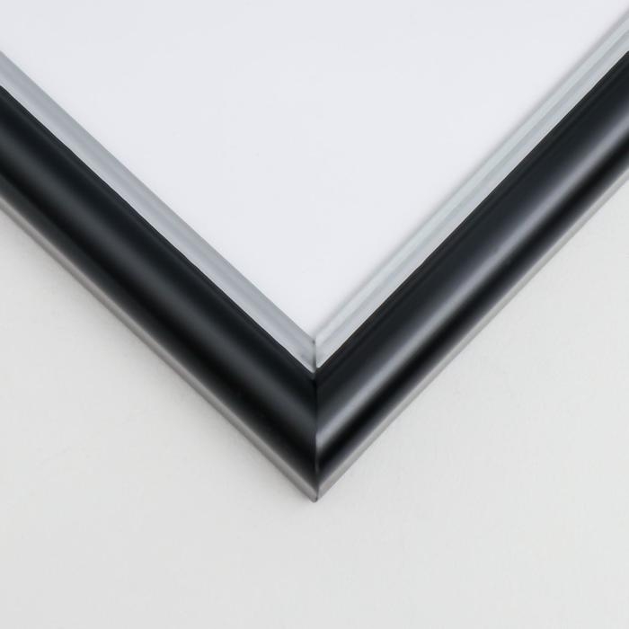 Фоторамка пластик Gallery 25х25 см, 636477-11, чёрный с серебром (пластиковый экран) Фоторамка пластик Gallery 25х25 см, 636477-11, чёрный с серебром (пластиковый экран)