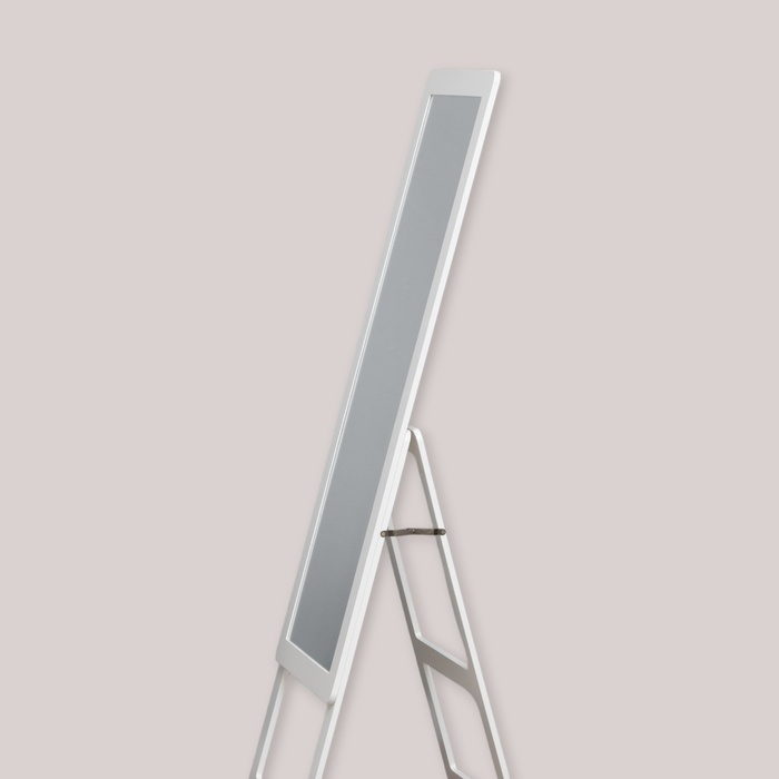 Зеркало напольное "Симпл", белое, 43х133см