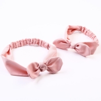 Повязка на голову для мамы и дочки «Набор для фотосессии», 2 шт., цвет розовый, Крошка Я Повязка на голову для мамы и дочки «Набор для фотосессии», 2 шт., цвет розовый, Крошка Я