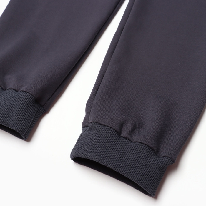 Комплект для мальчика (джемпер, брюки), цвет графит, рост 146 см