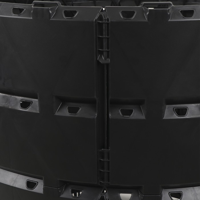 Компостер, 1 200 л, пластик, чёрный Компостер, 1 200 л, пластик, чёрный