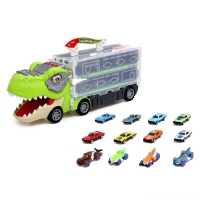 Автовоз-трек «Диногонки», 12 металлических машин, световые и звуковые эффекты Автовоз-трек «Диногонки», 12 металлических машин, световые и звуковые эффекты