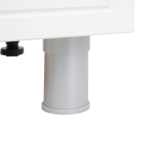 Шкаф-пенал под технику напольный Квадро, 600х565х2150, Дуб сонома/Нубук Милк