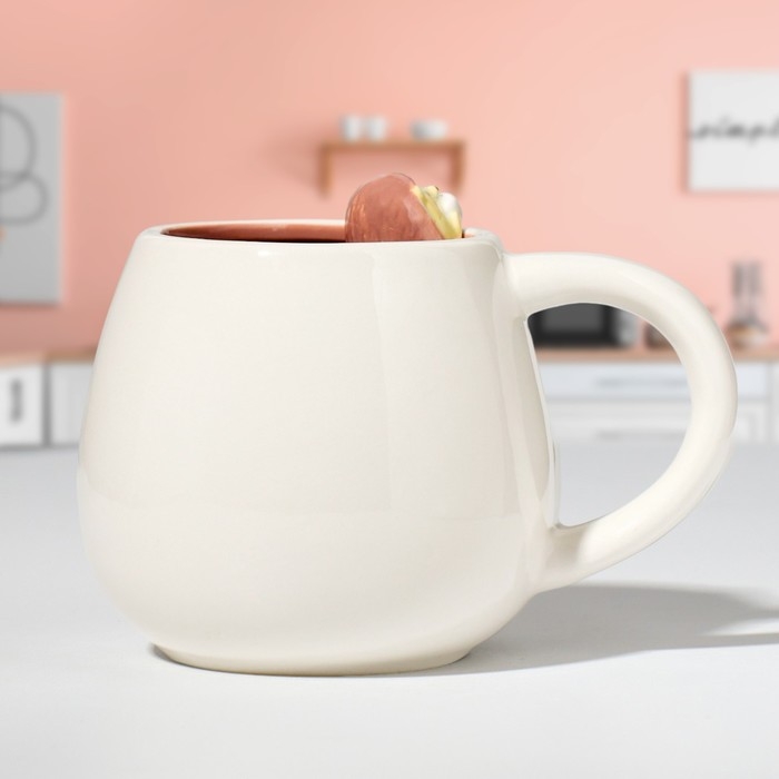 Кружка керамическая &laquo;Чай - лучшее начало дня&raquo;, 300 мл, цвет белый