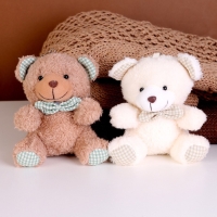 Мягкая игрушка &laquo;Мишка&raquo; на брелоке, 12 см, цвет МИКС