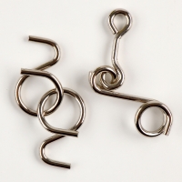 Новый год. Головоломка металлическая &laquo;Веселая змея&raquo;, с танграмом, МИКС