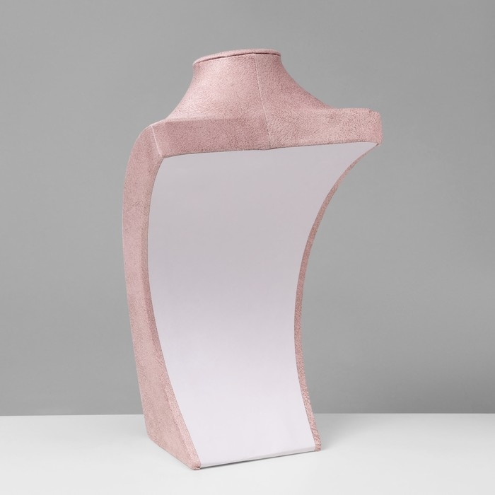 Бюст для украшений, 20,5&times;12&times;34 см, h=34см, цвет розовый