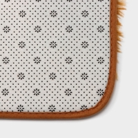 Коврики для ванной и туалета Доляна &laquo;Пушистик&raquo;, 2 шт: 35&times;40 см, 40&times;60 см, цвет бежевый