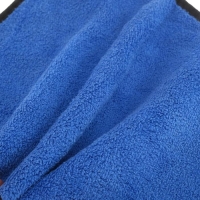 Тряпка для мытья авто, CARTAGE, микрофибра, 400 г/м&sup2;, 20&times;30 cм, сине-серая