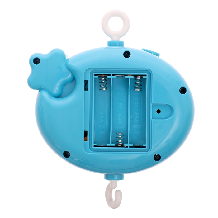 Музыкальный мобиль &laquo;Волшебные сны&raquo;, русская озвучка, проекция, цвет голубой