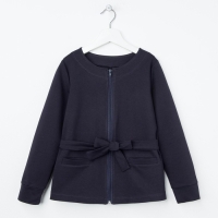 Школьный кардиган для девочки, цвет синий, рост 158 см Школьный кардиган для девочки, цвет синий, рост 158 см