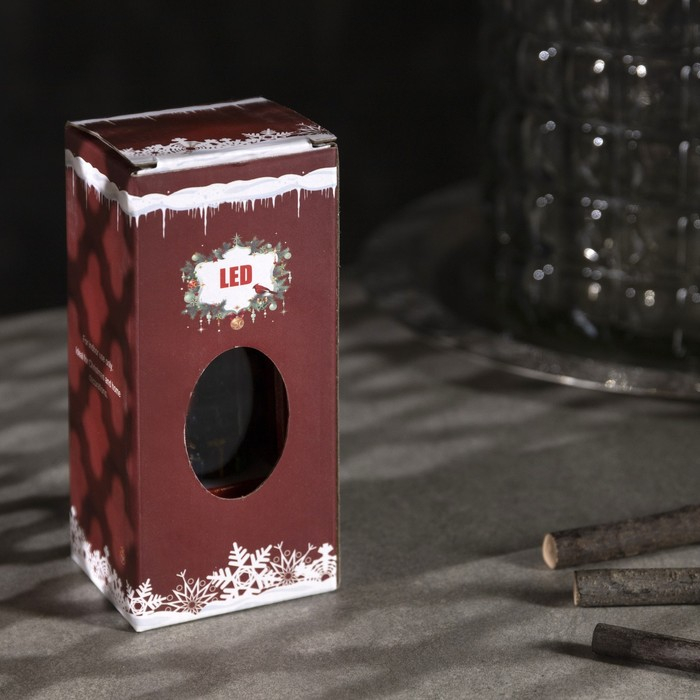 Светодиодная фигура «Ёлка в телефонной будке» 5.3 × 12 × 5.3 см, пластик, батарейки AG13х3 (в комплекте), свечение тёплое белое Светодиодная фигура «Ёлка в телефонной будке» 5.3 × 12 × 5.3 см, пластик, батарейки AG13х3 (в комплекте), свечение тёплое белое