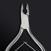 Кусачки маникюрные для кутикулы &laquo;Premium&raquo;, двойная пружина, 11 см, длина лезвия - 6 мм, цвет серебристый