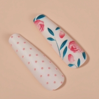 Накладные ногти «Легкое настроение», 12 шт, с клеевыми пластинами, форма балерина, разноцветные Накладные ногти «Легкое настроение», 12 шт, с клеевыми пластинами, форма балерина, разноцветные