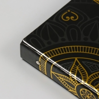 Фотоальбом 25 листов (уголки+кольца) Namaste золото 19х27х3 см