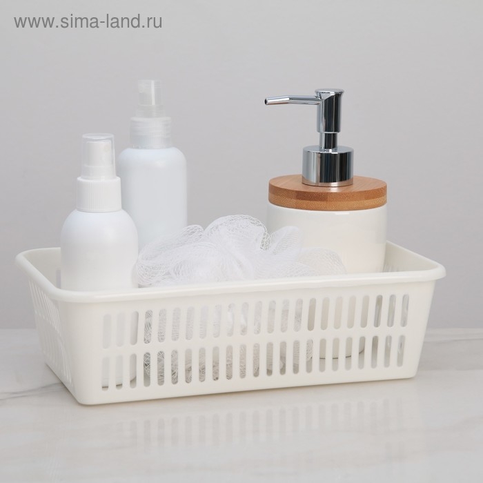 Корзина для хранения, 25&times;15&times;7 см, цвет МИКС