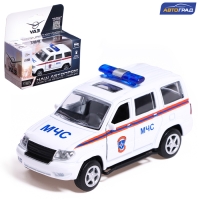 Машина металлическая «УАЗ Патриот. МЧС», инерция, 1:50 Машина металлическая «УАЗ Патриот. МЧС», инерция, 1:50