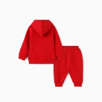 Костюм (толстовка и штанишки) Крошка Я "Новогодние медвежата", рост 86-92 см