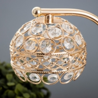 Настольная лампа "Брид" 2xG4 35Вт золото 30х12х31 см RISALUX Настольная лампа "Брид" 2xG4 35Вт золото 30х12х31 см RISALUX