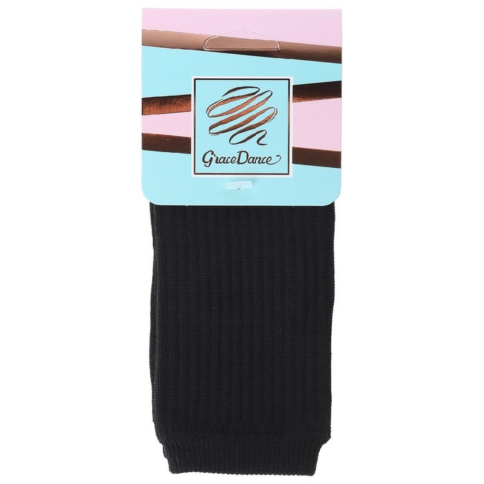 Голеностоп гимнастический Grace Dance, р. М, цвет чёрный
